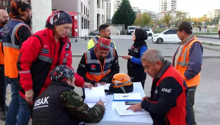 Uşak’ta Deprem Tatbikatı Gerçekleştirildi